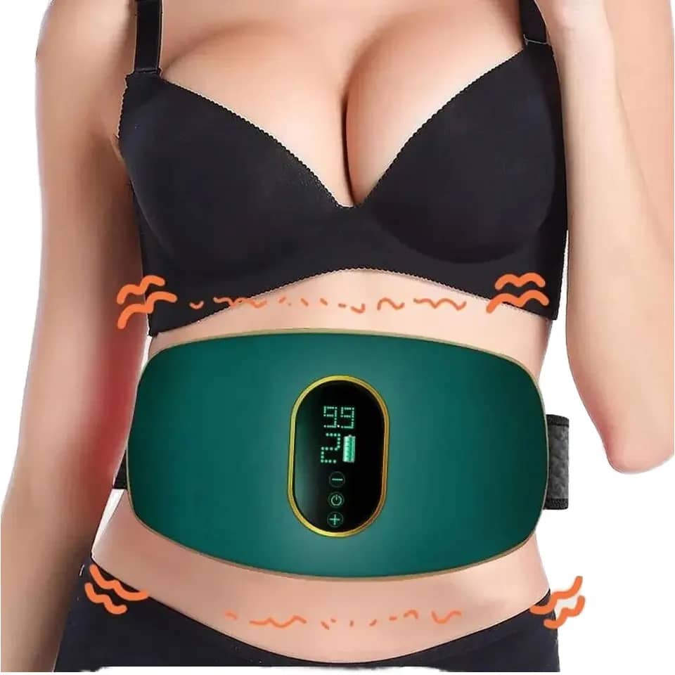 Wholesale Custom Personalized belly fat massage machine, Personalised Branded slimming massager vibrating belt for weight loss with Heat engraved with your Logo